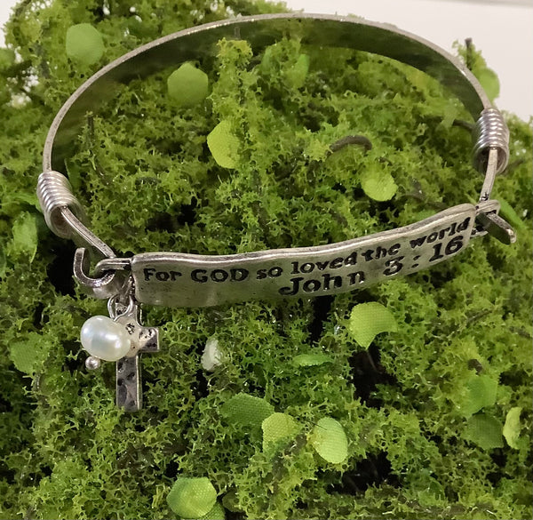 Scripture Bracelets (6 styles-2 different colors)