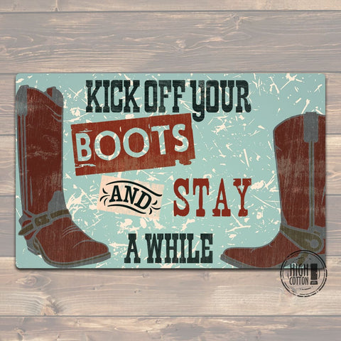 Kick off your boots doormat