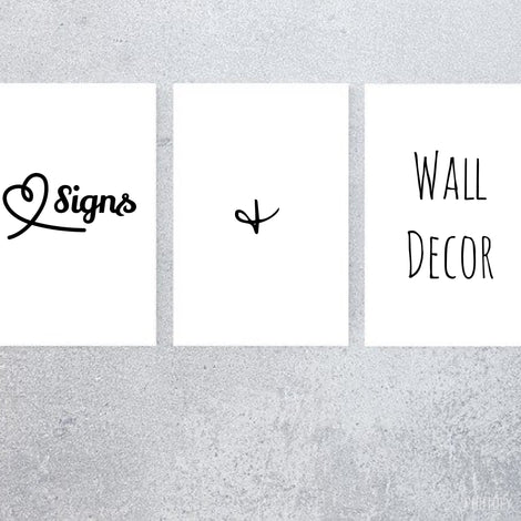 Signs &amp; Wall Decor