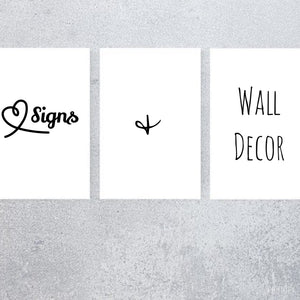 Signs & Wall Decor