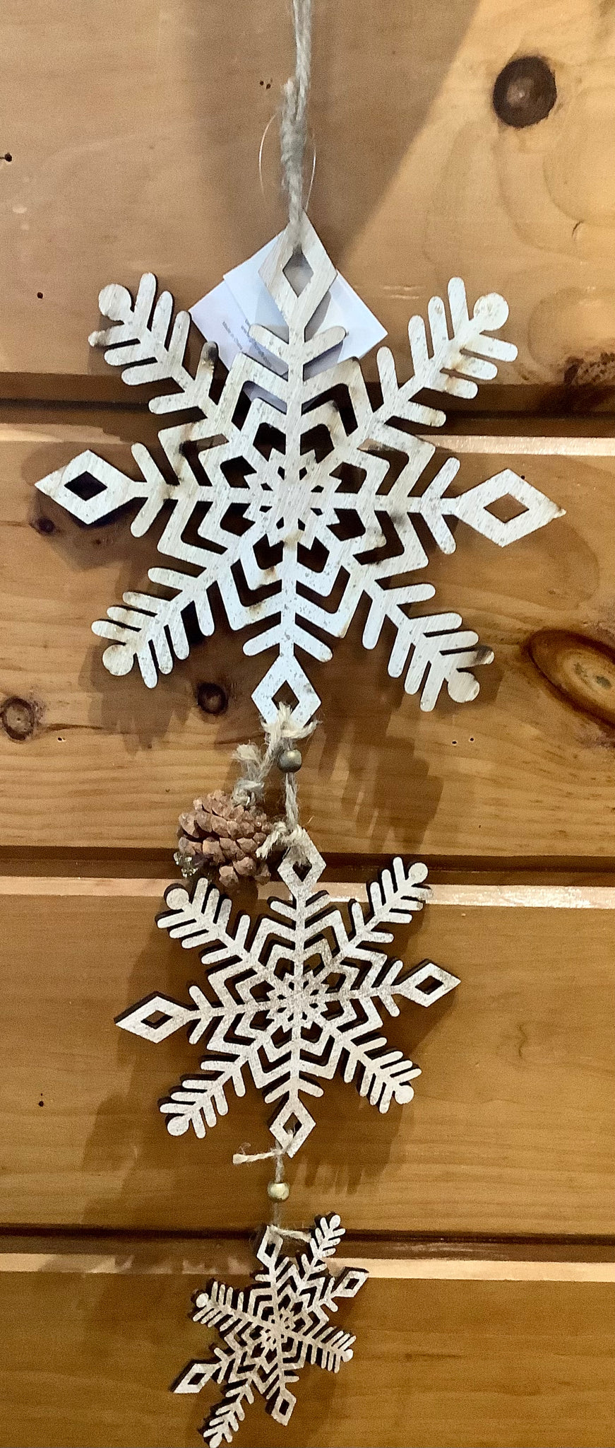 3 tier snowflake ornament
