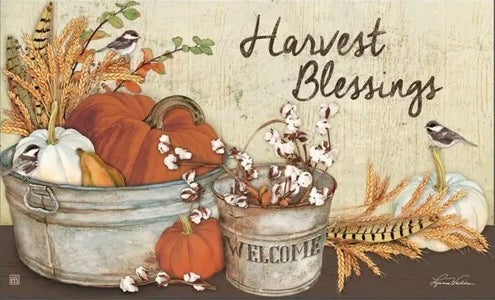 Farmhouse Pumpkins doormat