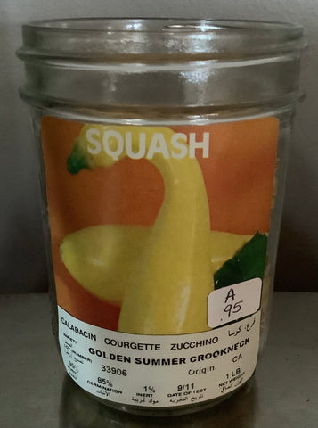 Squash-Golden Summer Crookneck