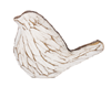 Whitewashed carved bird