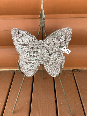 Concrete-Butterfly shaped