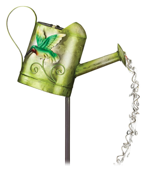 Watering can solar garden stake (3 colors)