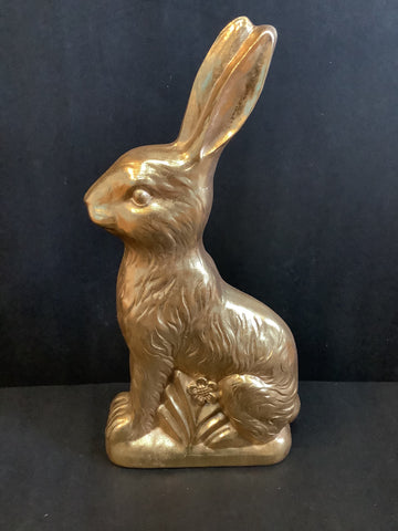 Gold resin bunny