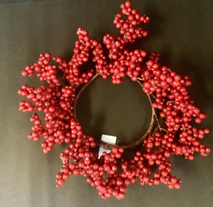 Berry candle ring