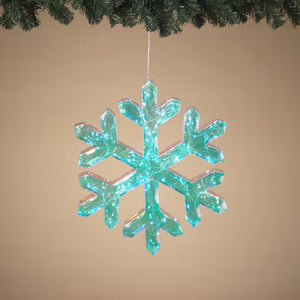 Lighted Holographic Snowflake 15.75 inch