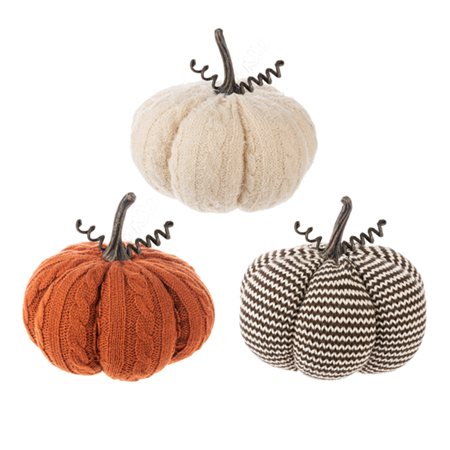 Knitted pumpkin (3 colors)