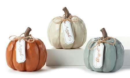 Resin Carved pumpkin (3 styles)