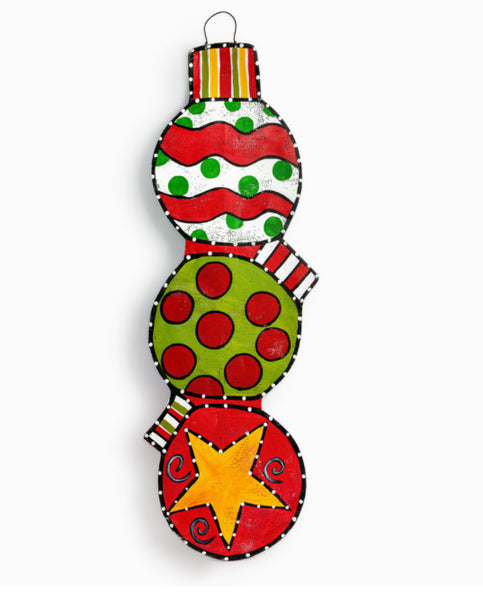 Reversible Snowman/Ornament door hanger