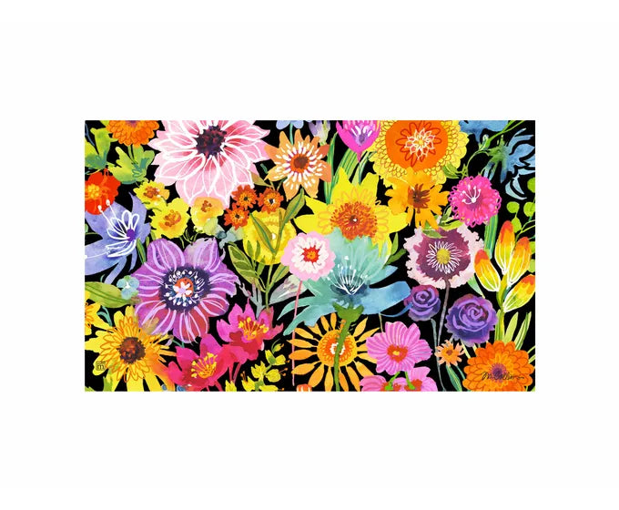 Wild garden doormat