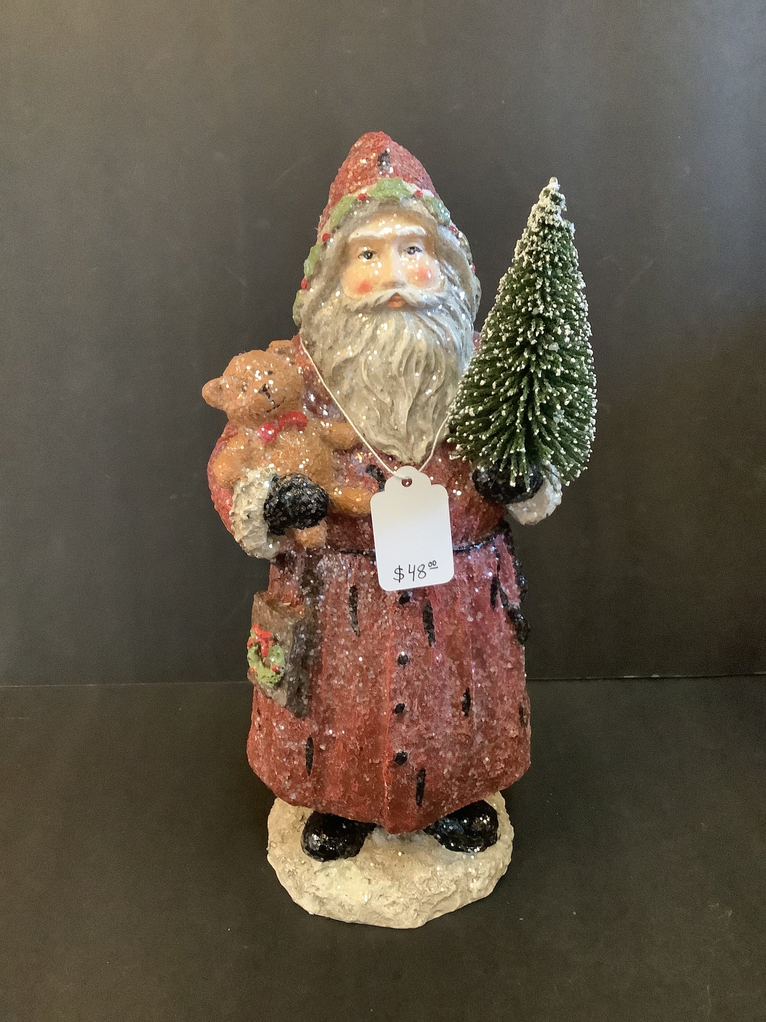 Santa with Teddy Bear