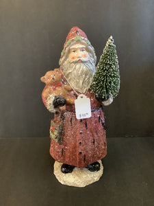 Santa with Teddy Bear