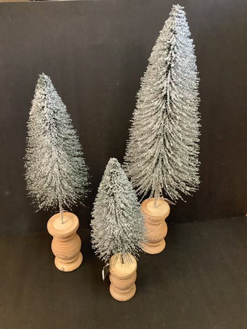 Flocked Tree on bobbin (3 sizes)