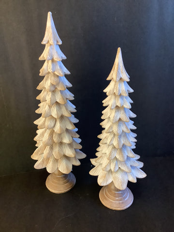 White distressed tree (2 sizes)