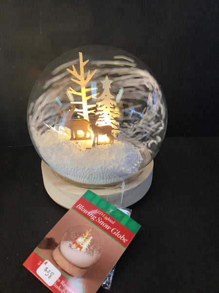 Blowing Snow Globe