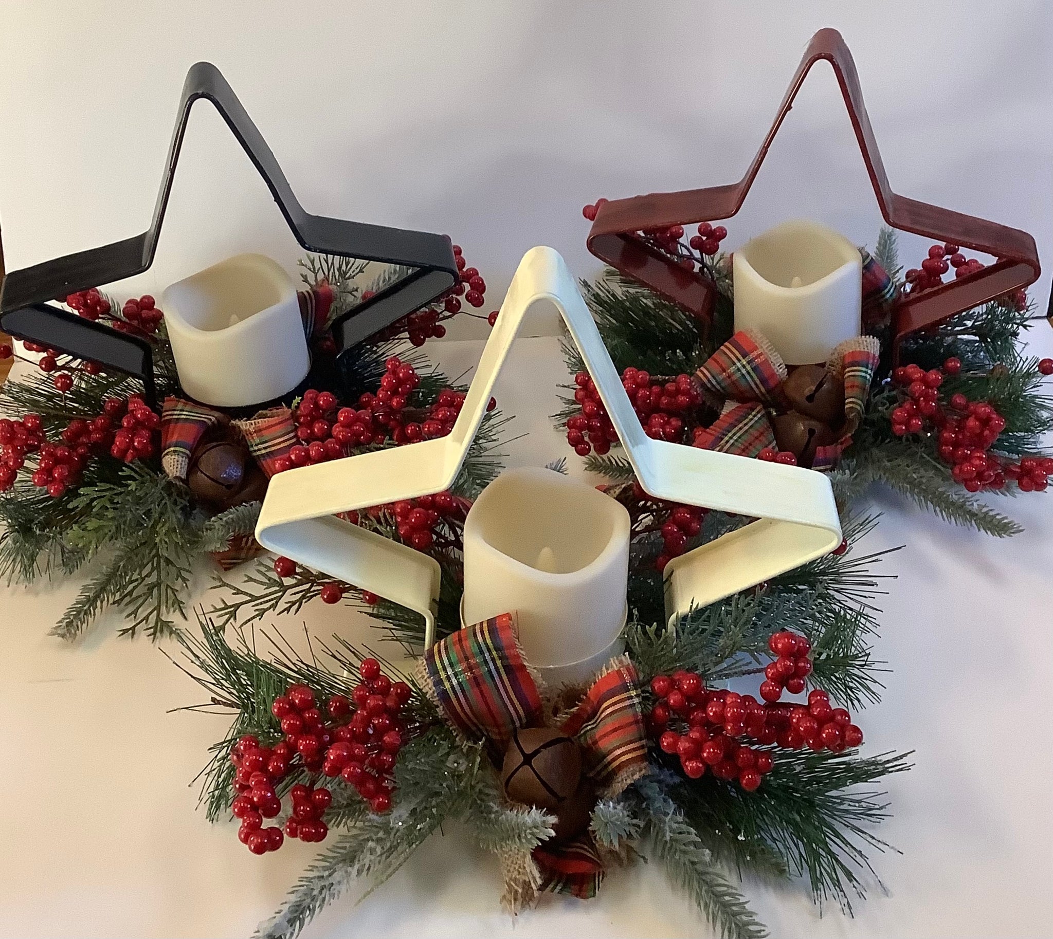 Metal Star candle ring (3 colors)