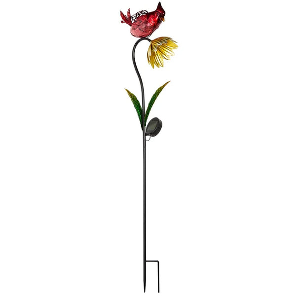Solar bird with flower (3 colors)