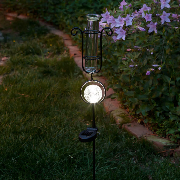 Solar rain gauge