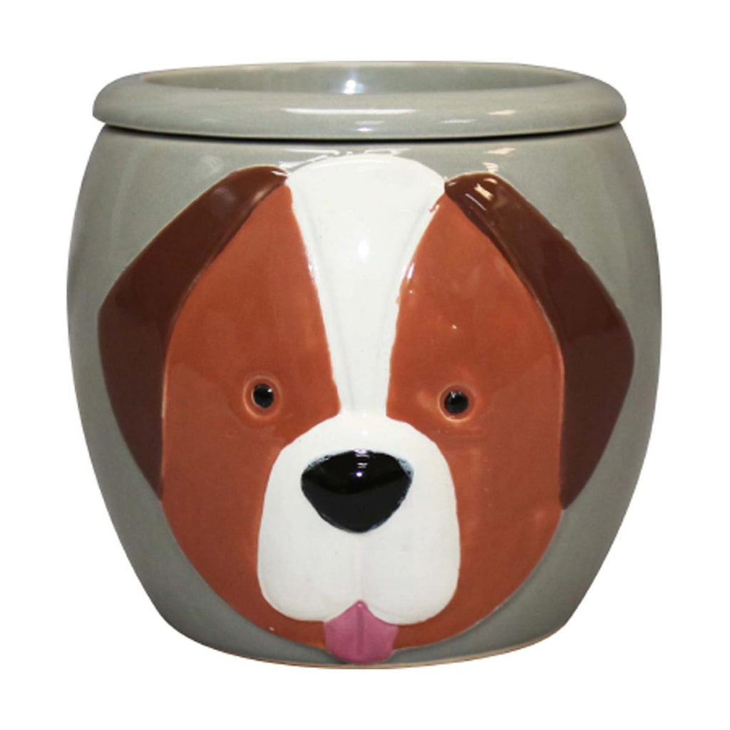 self watering dog planter Ceramic self watering planter (3 styles) – Tipsord's Florist and Gifts