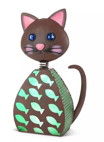 Solar Garden Cat