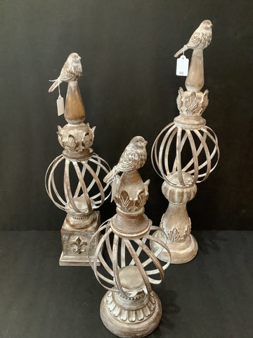 Resin Bird Finial (3 sizes)