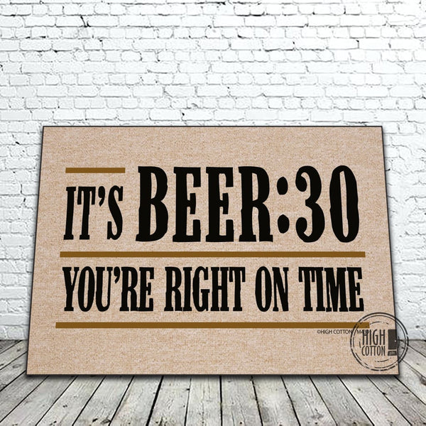 It’s beer 30 doormat