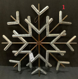 Metal snow flake (3 styles)