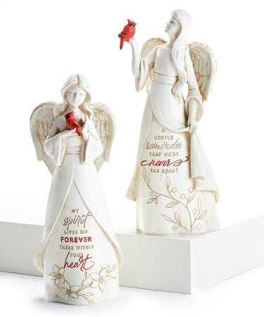 Sentiment Angel with cardinal (2 styles)