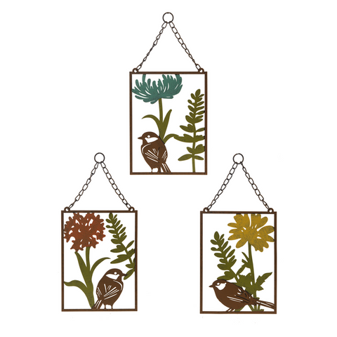 Laser cut Birds (3 colors)