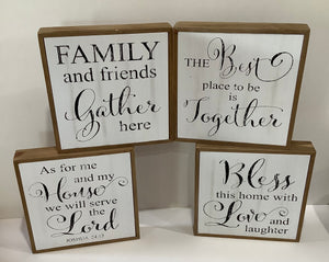 Wood signs (4 styles)