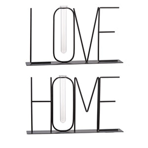 Love & Home tabletop sign