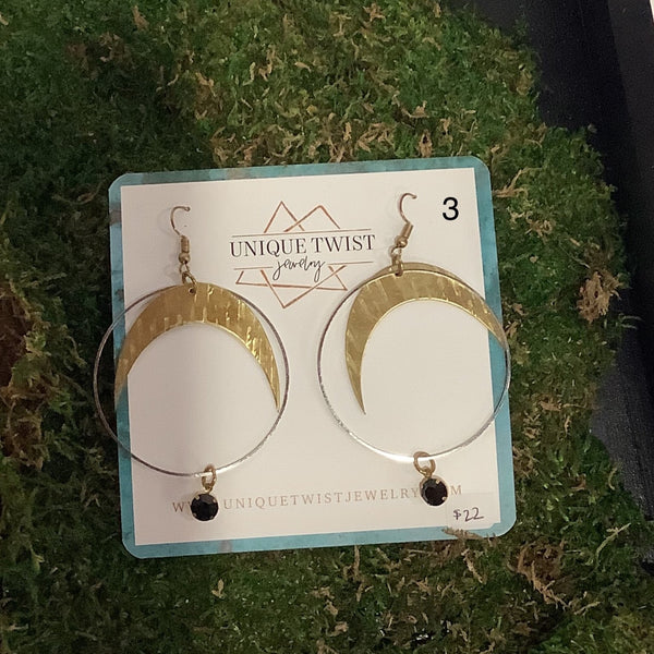 Unique twist earrings (6 styles)