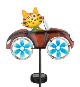 Cruising cat solar stake
