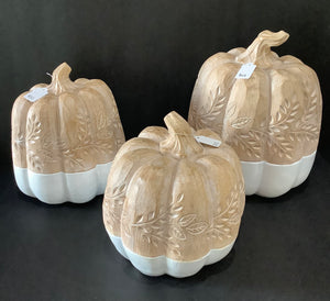 Polystone Pumpkins (3 sizes)