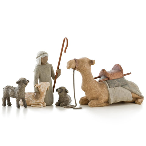 Willow Tree Shepherd & Stable Animals