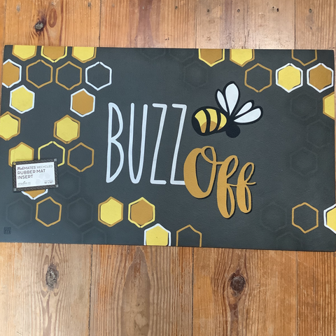 Buzz Off Doormat