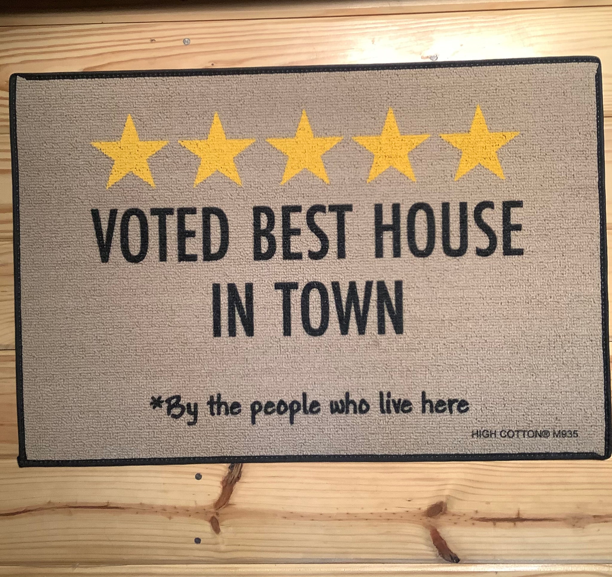 Voted best house doormat