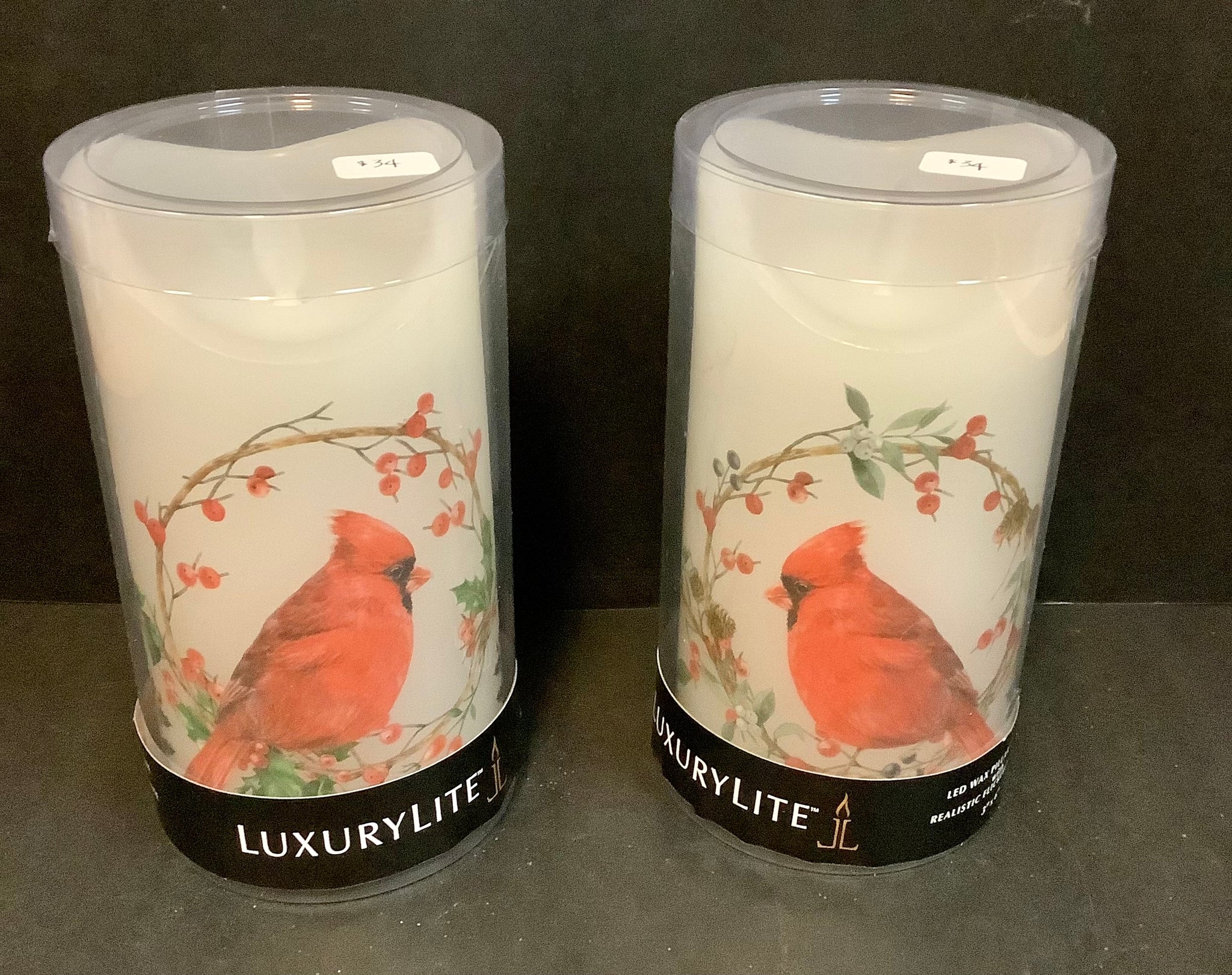 Cardinal flicker candle (2 styles)