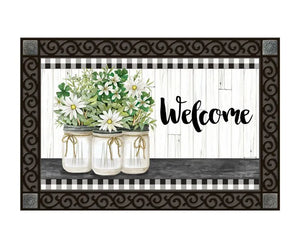 Farmhouse Daisies doormat