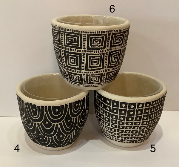 Ceramic planter circle (6 styles)