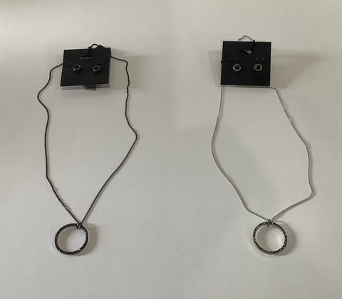 Necklace & earring set (2 colors)
