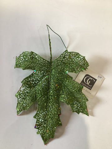 Glitter leaf pick