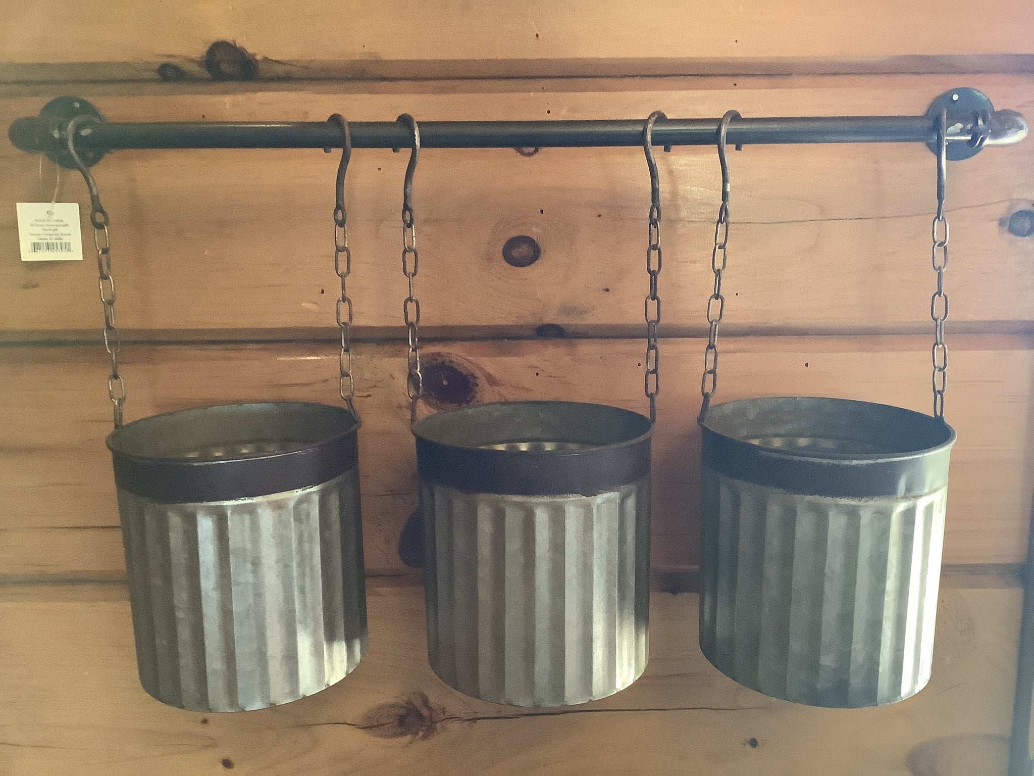 Metal planter or wall decor