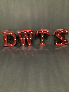 Light Up Letter ornament