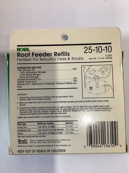 Root feeder refills