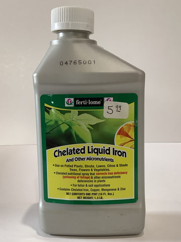Chelated liquid iron