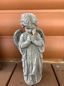 Concrete Praying Angel